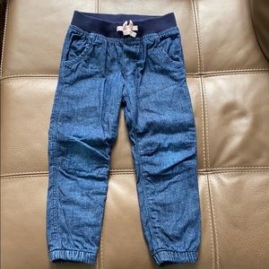 H&M girls lined jeans Size 3-4 years